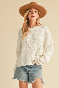 Adela Sweater White