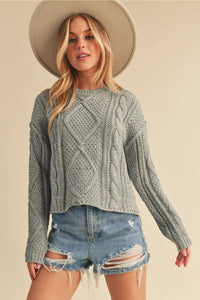 Adela Sweater Heather Grey