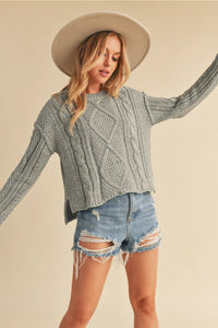 Adela Sweater Heather Grey