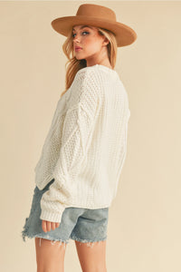 Adela Sweater White